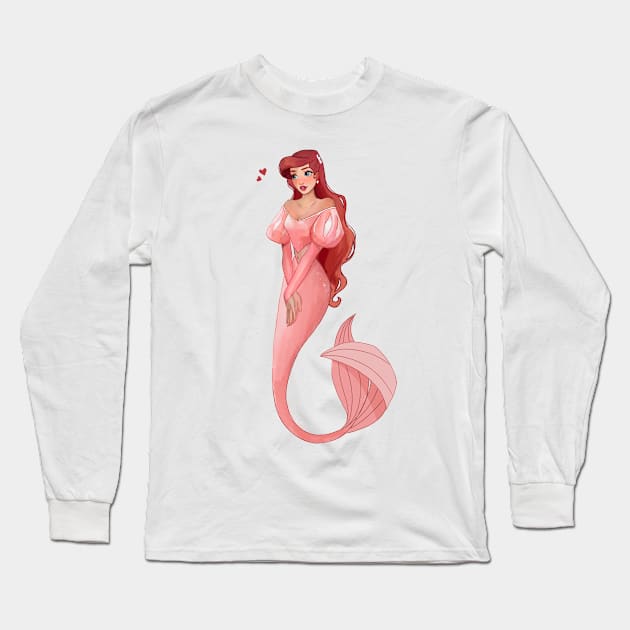 Mermaid Long Sleeve T-Shirt by Nixi